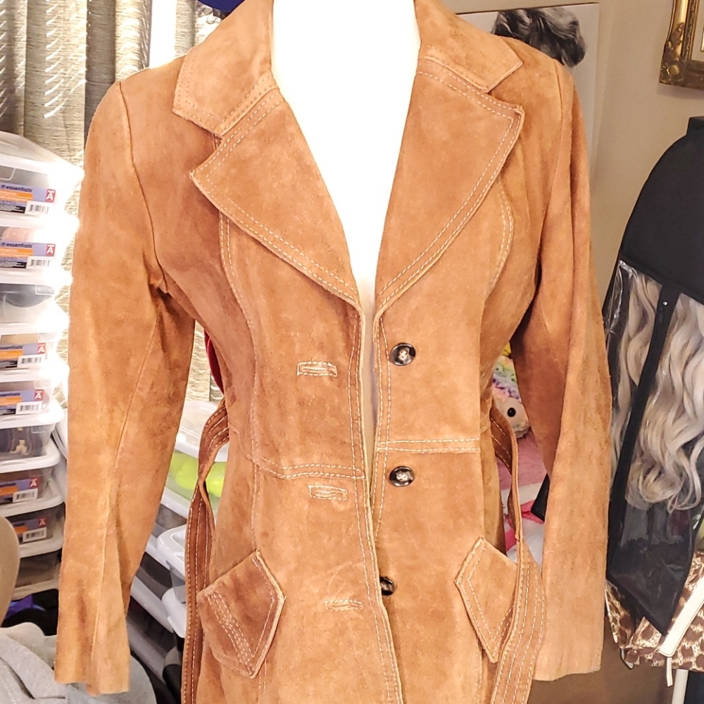 Ladies Vintage Real Leather Jacket